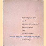 Uit de typografische kruidentuin; Een bundel grafisch allerlei herdrukt bij het vijftig-jarig bestaan van de Afdeling Typografie van de Eerste Technische School te 's-Gravenhage door P. - en anderen Kerdijk