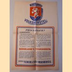 Nederland's Volksherstel: Proclamatie door Poster WO II