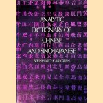 Analytic Dictionary of Chinese and Sino-Japanese door Bernhard Karlgen