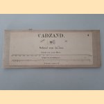 Kaart 47: Cadzand - Schaal van 1:50.000 - Het blad is verkend in 1857 door Kwartbladen