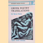 Greek Poetry Translations: views, texts, reviews door M. Byron Raizis