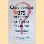 Questionnaire: 375 Questions and Answers on Training door Major W.P. Lousada