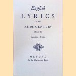 English Lyrics of the XIIIth Century door Carleton Brown