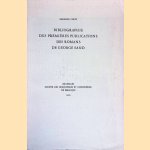 Bibliographie des premières publications des romans de George Sand
Georges Colin
€ 25,00 Bibliographie des premières publications des romans de George Sand
Georges Colin
€ 25,00