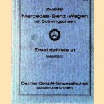 Zweilitier Mercedes-Benz-Wagen mit Schwingachsen: Typ 200 (21): Ersatzteilliste 21: Ausgabe C
Daimler-Benz
€ 20,00 Zweilitier Mercedes-Benz-Wagen mit Schwingachsen: Typ 200 (21): Ersatzteilliste 21: Ausgabe C
Daimler-Benz
€ 20,00